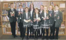  ??  ?? The Carnegie Group: Left to right, Ben Sutcliffe, Lorenzo Corsi, Julia Aniol, Chloe Chapman, Amelia Bell, Abbie Hill, Laura Walsh, Amy Leonard and Luke Robson.