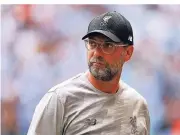  ?? FOTO: ADRIAN DENNIS / AFP ?? Jürgen Klopp vor dem ersten Spieltag der Premier League mit dem FC Liverpool gegen Norwich City.