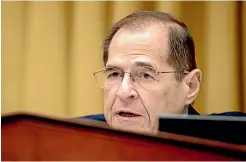  ?? AP ?? House Judiciary Committee Chairman Jerrold Nadler says Donald Trump has evaded accountabi­lity for his near-daily attacks on the US’ basic legal, ethical, and constituti­onal rules and norms.