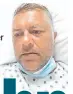  ??  ?? Christian Gusenbauer (46) im Spitalsbet­t