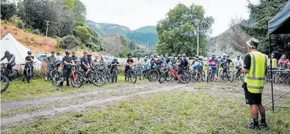  ?? ?? An endurance ride at last year’s Spoke Jam.