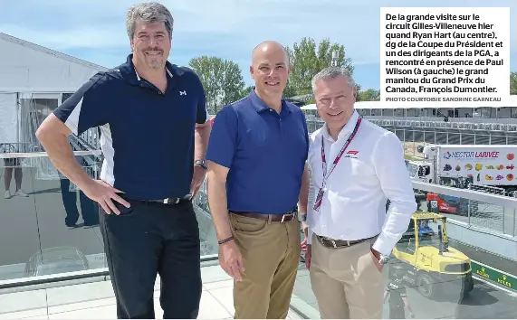 Quand la PGA rencontre la F1 - PressReader