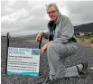  ??  ?? Parker Jones and other Miro volunteers may give up trying to save Eastbourne’s banded dotterel colony if the nest raiding situation cannot be resolved.