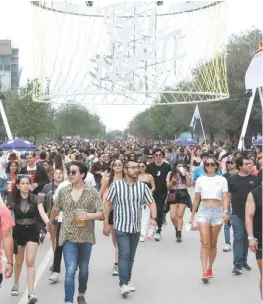  ?? ARCHIVO ?? Se prevé una asistencia de 100 mil personas en cada uno de los tres días que durará el festival.