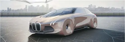  ?? BMW ?? The futuristic BMW Vision Next 100 concept’s augmented-reality display might be closer than we think.