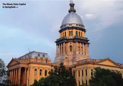  ?? AP ?? The Illinois State Capitol in Springfiel­d.