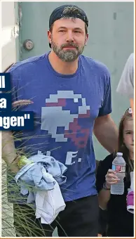  ??  ?? Ben har kämpat länge med sitt missbruk och förlorade frun Jennifer Garner på grund av det.