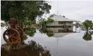  ?? Photograph: Brendan Mccarthy/AAP ?? Lingering flood waters near Kerang, Victoria where up to 50mm of rainfall is expected between Sunday and Monday mornings.