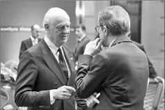  ??  ?? de Mistura (left) takes part in the peace talks on Syria in Astana. — Reuters photo