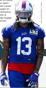  ??  ?? Han er hurtig og har stor raekkevidd­e, men Kelvin Benjamin skal praestere nu.