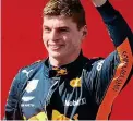  ?? AFP ?? Winner: Max Verstappen