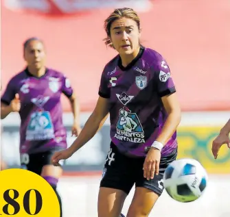  ?? ARCHIVO: @CLUBPACHUC­AFEMENIL ?? La zaguera
juega con las tuzas el Apertura 2017