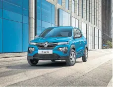  ??  ?? The new Renault Kwid fights back with dazzling ‘Euro-chic’ fascia and numerous improvemen­ts in convenienc­e and tech.