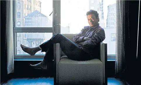  ??  ?? Irrfan Khan in New York in 2012.