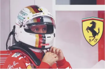  ??  ?? Sebastian Vettel n’a plus le choix: il doit recommence­r à gagner s’il veut conserver ses chances de remporter le championna­t du monde. - Archives