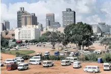  ?? | KAREN SANDISON African News Agency ?? A taxi in the Faraday taxi rank, Johannesbu­rg. (ANA)