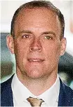  ??  ?? Outraged...Dominic Raab