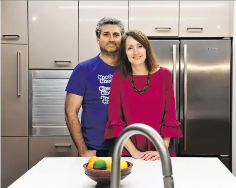  ?? PHOTOS: KATHERINE FREY/THE WASHINGTON POST ?? Jeremy Strauss and Leanne MacDougall bought a 2,600-square-foot, three-bedroom split-level home knowing it needed a lot of work.