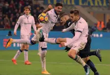  ?? GETTY ?? ECCO IL BIS Icardi segna il 2-0: al 60’, su un cross dalla destra di D’Ambrosio, Mauro si infila tra Palomino e Toloi e chiude i conti