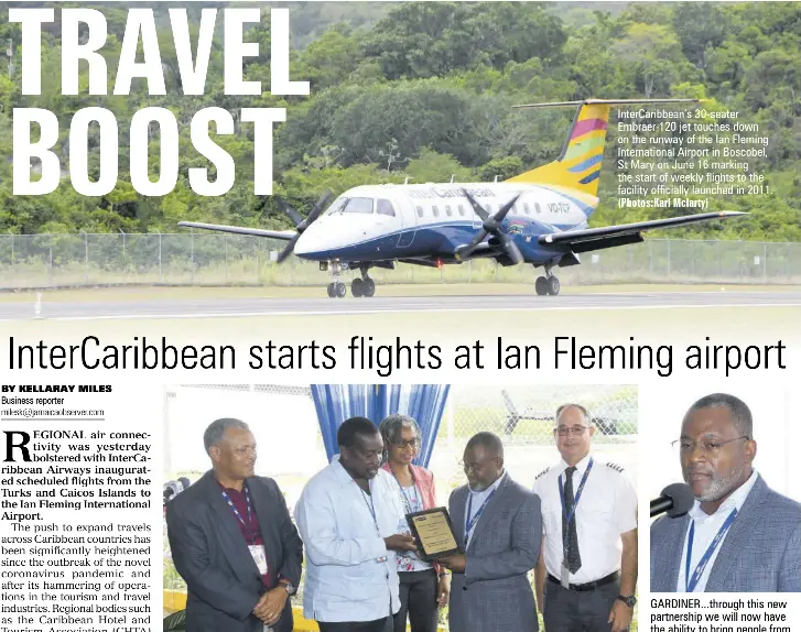 Intercarib­bean starts flights at Ian Fleming airport PressReader