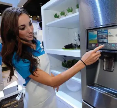  ?? DAVID BECKER/GETTY IMAGES FILE PHOTO ?? Like smart toothbrush­es, connected refrigerat­ors aren’t among the best of what the Internet of things has to offer.