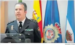  ?? ERASMO FENOY ?? El jefe de la brigada de la Policía Judicial de La Línea, ayer.