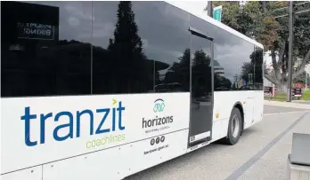  ?? Photo / Supplied ?? Horizons Regional Council has a vision to improve public transport throughout the region over the next 10 years.