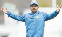  ?? File ?? Pakistan captain Sarfraz Ahmed is hopeful of good results against South Africa in the upcoming series.