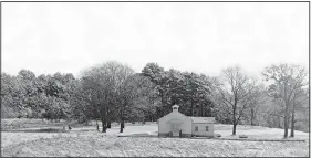  ?? (Courtesy Photo/Bella Vista Historical Museum) ?? Dug Hill school in the winter of 1978.