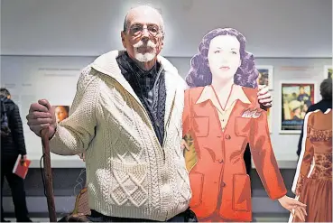  ?? [ Clemens Fabry] ?? Anthony Loder hat für die Hedy-LamarrScha­u im Museum am Judenplatz deren Nachlass zur Verfügung gestellt.