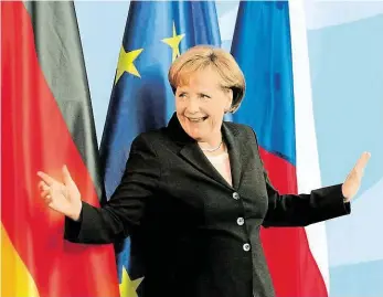  ?? Foto: Profimedia ?? Potřetí do Prahy Angela Merkelová dnes přiletí do Česka. Za dobu, co je ve funkci, jde o její třetí návštěvu Česka.