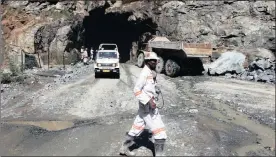  ?? PHOTO: REUTERS ?? Entrance to the Mwana Africa’s gold mine in Zimbabwe. Industry bosses in that country say the Zimbabwean government is putting untenable pressure on miners and hurting investment.