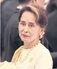  ?? ?? Ex-state counsellor Aung San Suu Kyi