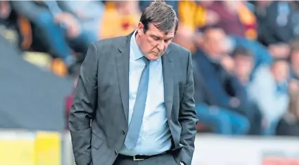  ?? Picture: SNS. ?? Tommy Wright: Tough times, but the Saints boss has been over the course before.