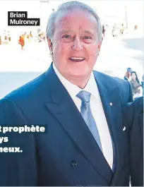  ??  ?? Brian Mulroney