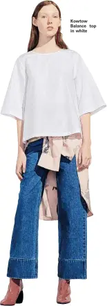  ??  ?? Kowtow Balance top in white