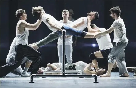  ??  ?? Dance troupe BalletBoyz is comprised of 10 male artists from diverse dance background­s.