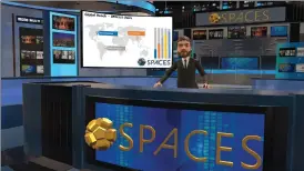  ??  ?? Spaces specialize­d in virtual reality workspaces.