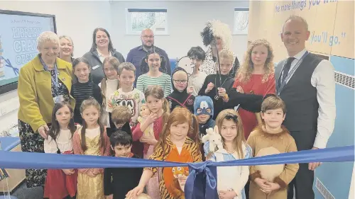  ?? ?? St Peter’s, Ardingly, celebrated World Book Day by opening its brand new library