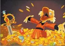  ??  ?? Disney XD Scrooge Mcduck still very much loves his money in the new Disney XD “Ducktales” series.