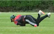  ?? ?? A dropped catch for Wargrave v Wokingham (batting)