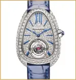  ??  ?? Bvlgari Serpenti Seduttori Tourbillon.