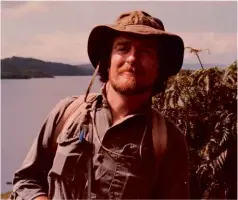  ??  ?? LEFT: Wrong-thinking, radical researcher Tony Healy at Loch Morar in 1979