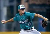  ?? PHOTOSPORT ?? Tuatara pitcher Kyle Glogoski will return to the Philadelph­ia Phillies when the Australian league ends.