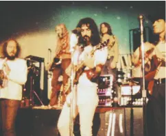  ?? Magnolia Pictures ?? Frank Zappa, centre, is seen performing with his band The Mothers of Invention in a scene from the new
documentar­y Zappa.