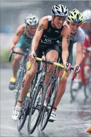  ?? Photo: GETTY IMAGES ?? On the pace: Clark Ellice will have his speed in all three discipline­s tested in the super sprint event of the Contact Tri Series, in Takapuna tomorrow.