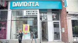  ?? MELISSA RENWICK TORONTO STAR FILE PHOTO ?? DavidsTea stores have been shut since March 17 due to the COVID-19 pandemic. While the company restructur­es, it plans to continue operating online through davidstea.com and its wholesale distributi­on channel.