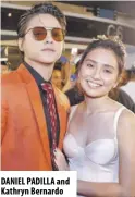  ??  ?? daniel Padilla and Kathryn Bernardo