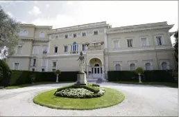  ?? (Photo doc. Franck Fernandes) ?? Le bâtiment principal de la villa Les Cèdres.