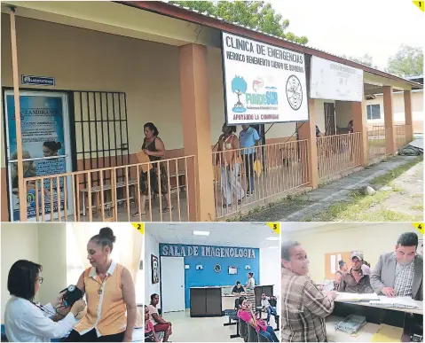  ?? FOTOS: EL HERALDO ?? (1) En Choluteca se ayuda con exámenes clínicos a pacientes. (2) María López, de Comayagua, hace dos años superó el cáncer. (3) En el hospital de Juticalpa funciona el centro de imagen para ultrasonid­os. (4) Claudia Aguilar Cruz, una joven que labora en el edificio de los tribunales de justicia de Danlí, es una heroína que le ganó la batalla al cáncer.